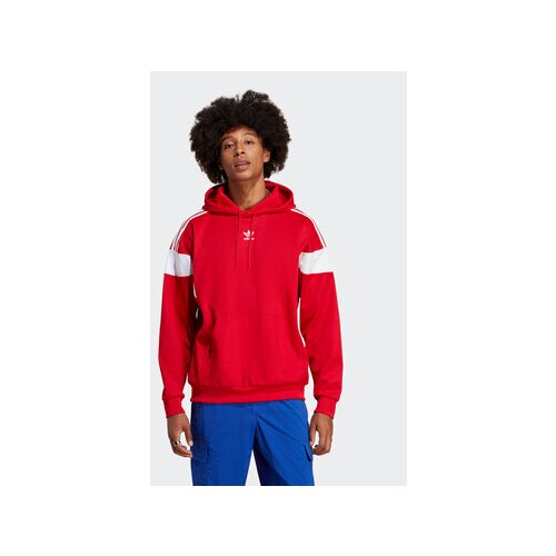 Adidas Jopa Adicolor Classics Cut Line Hoodie IB9945 Rdeča Loose Fit Slike