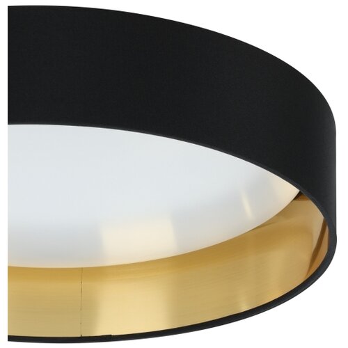 Eglo Maserlo 2 spot/1, led, 24w, prečnik 380, crno/zlatna Slike