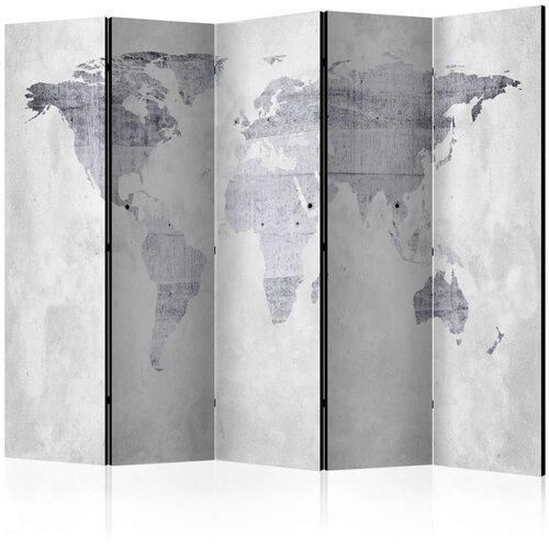  Paravan u 5 dijelova - Concrete Map [Room Dividers] 225x172 Cijene