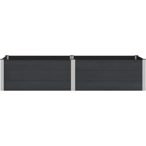  Povi&amp;scaron;ena vrtna gredica Crna 250 x 100 x 54 cm Slike