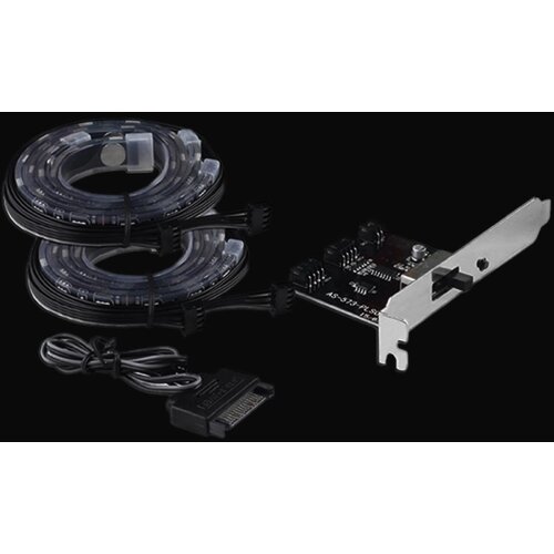 LC-Power kontroler lc-pci-led pc case light illumination System/10 colours magnetic fixing Slike
