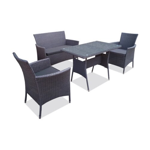 Master Garnitura rattan set crni LUC-NA04C Cijene