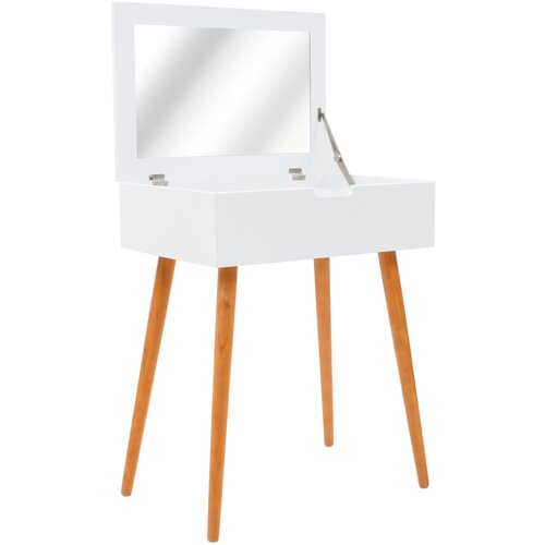 The Living Store Toaletna mizica z ogledalom MDF 60x40x75 cm - Mizica Za Ličenje, (21493848) Cene