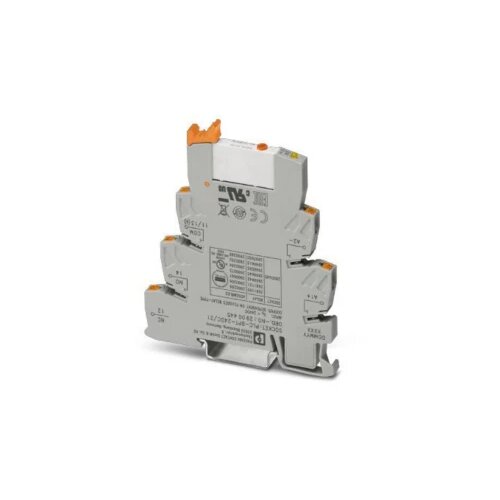  Relejni modul 1 St. Phoenix Contact PLC-RPT- 24DC/21AU/MS Nazivni napon: 24 V/DC Prebacivanje struje (maks.): 50 mA 1 prebacivan Cijene