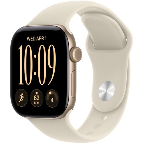 Apple Watch Serija 12 Cellular 42mm S/M MJG24ZR/A Aluminijasto ohi&scaron;je Sv. zlato &scaron;portni pas pesek Cene