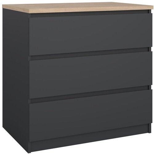 Tvilum Tamno siva komoda 77x76x50 cm Naia &ndash; Cijene