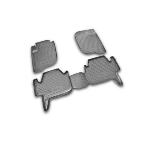 Element Tipske gumene patosnice Mitsubishi Pajero Sport (2008+), 4 komada, Sive Cene