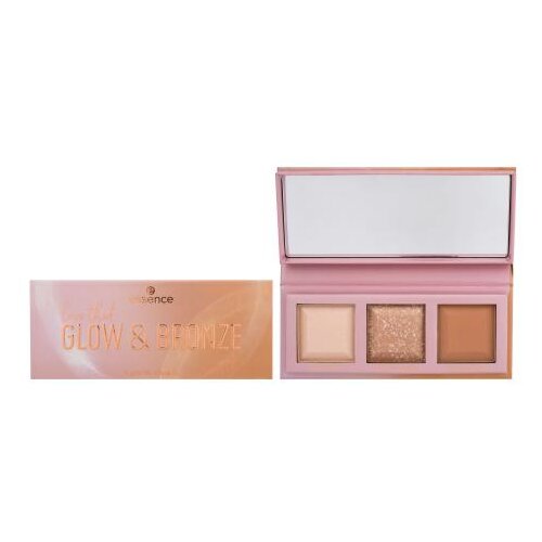 Essence Love That Glow & Bronze Palette paletka osvetljevalcev in bronzerjev 16 g Cene