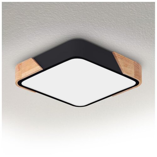  Brilagi - plafonska LED svetiljka PILANA LED/24W/230V hrast/crna 32x32 cm Cene