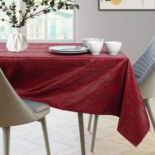  Ovalni stolnjak AmeliaHome Vesta 110x240 cm, bordo Slike
