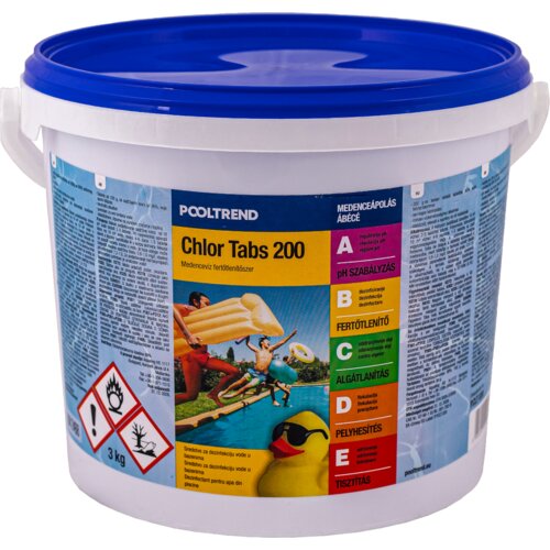 Aqualing Chlor Tabs 200 3 kg - hlor tablete za bazen Pooltrend Cijene