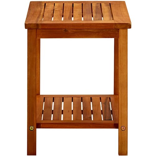  Stolić za kavu 50 x 35 x 45 cm od masivnog bagremovog drva Slike
