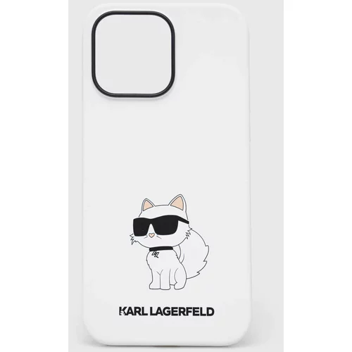 Karl Lagerfeld Etui za telefon iPhone 14 Pro Max 6,7'' bela barva