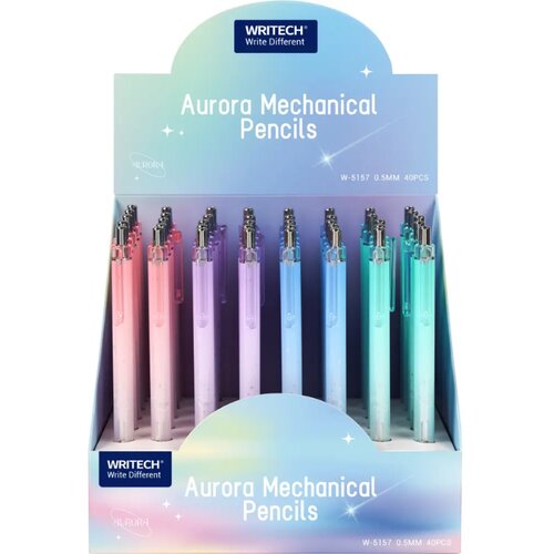 Writech Tehnični svinčnik Aurora Pastel, 0,5 mm, celotno stojalo 40/1 Cene