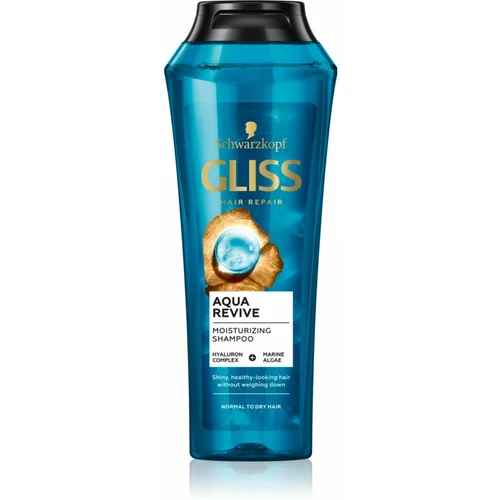 Gliss Aqua Revive šampon za normalne do suhe lase 250 ml