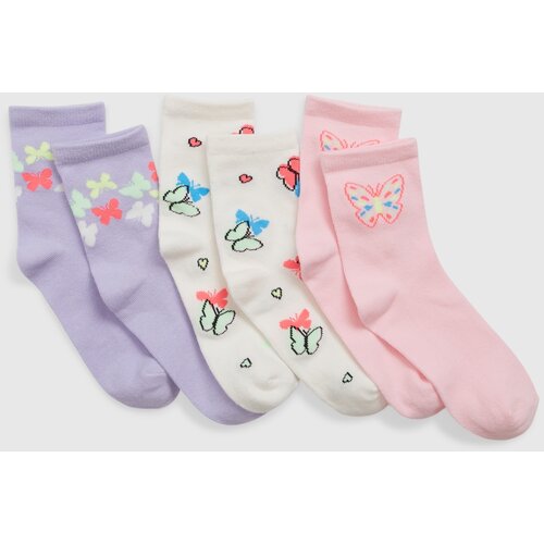 GAP Kids' High Socks, 3pcs - Girls Slike