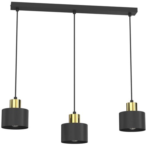  Luster na sajli PARKLA 3xE27/15W/230V crna Cene