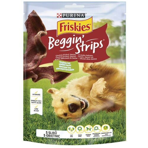 Friskies Beggin Strips slanina 120 g Cene