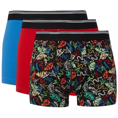 Defacto Animal Printed 3-Pack Boxer