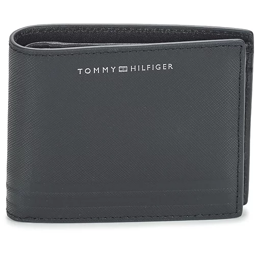 Tommy Hilfiger TH BUSINESS LEATHER CC AND COIN Crna