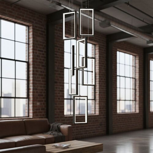 Toolight Viseća LED svjetiljka LHJ089-7CP BLACK Slike