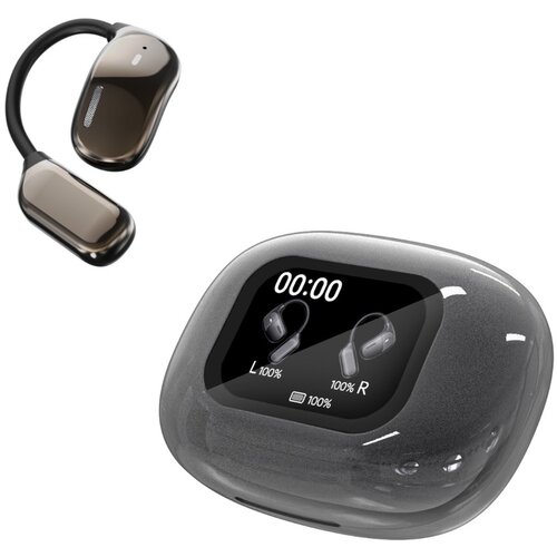 INF Bluetooth slušalke s polnim zaslonom na dotik: HIFI zvok, nizka latenca, UVC sterilizacija Grey, (5000116600) Cene