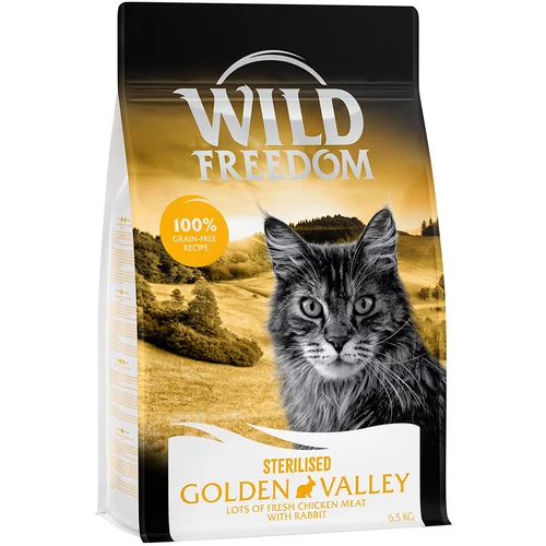 Wild Freedom Adult "Golden Valley" Sterilised - zajec - Varčno pakiranje: 2 x 6,5 kg