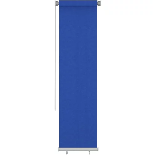 vidaXL Vanjska roleta za zamračivanje 60 x 230 cm plava HDPE