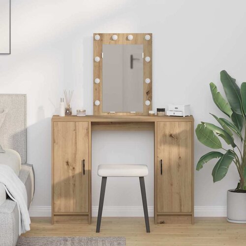  Toaletni stol Smeđa 102 x 33 x 135 cm Konstruirano drvo Cijene
