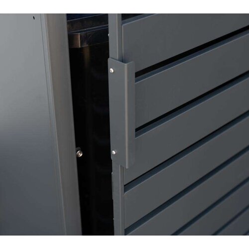 WESTMANN spremi&amp;scaron;te za 5 kanti za smeće Kubus | 5x 240L | Antracit | 332x80x116 cm - BRANDED IN GERMANY Slike