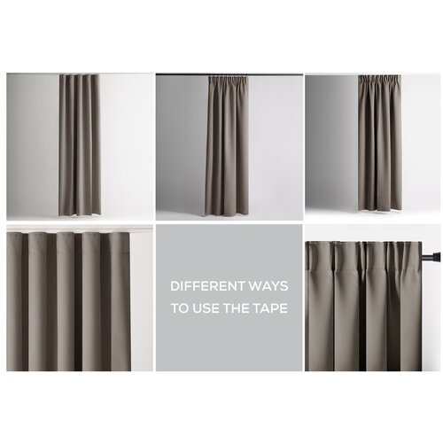 Restilo Zatamnjujuća/termo izolacijska zavjesa smeđe-siva 140x245 cm Pleat &amp;ndash; Slike