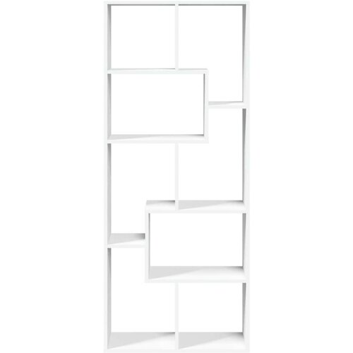 VidaXL Sobna pregrada / regal za knjige bijeli 67x25x161,5 cm drveni Slike