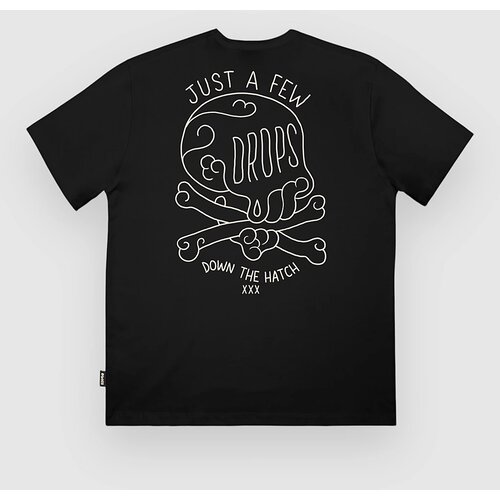The Dudes Drops Classic Premium T-shirt black Cene
