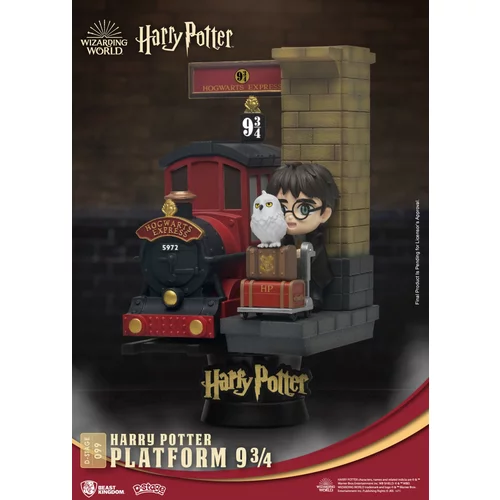BEAST Kingdom Toys Harry Potter,Platform 9 3/4 Diorama Stage D-Stage Figurica Kip, (20839163)