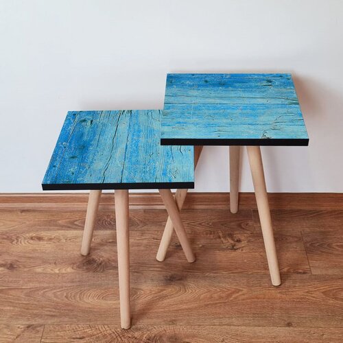 Hanah home set klub stočića 2Shp129, 2 komada, Plavi Cene