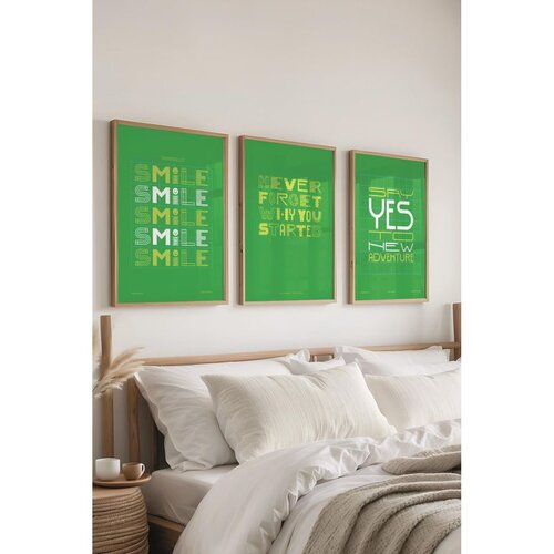 WALLXPERT &Ccedil;-300572 - 5070 Vi&scaron;enamenski set dekorativnog slikanja (3 komada) Cene