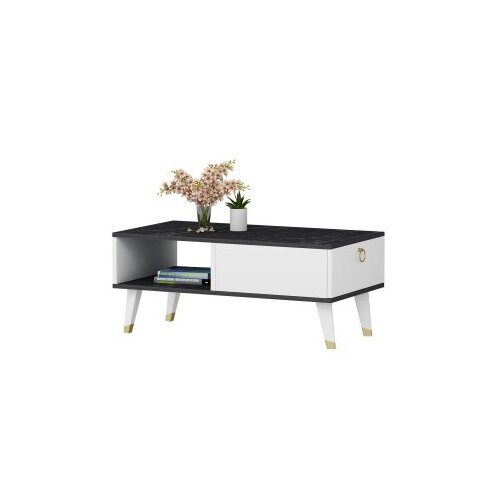 Woody Fashion delux - black, white blackwhite coffee table Slike