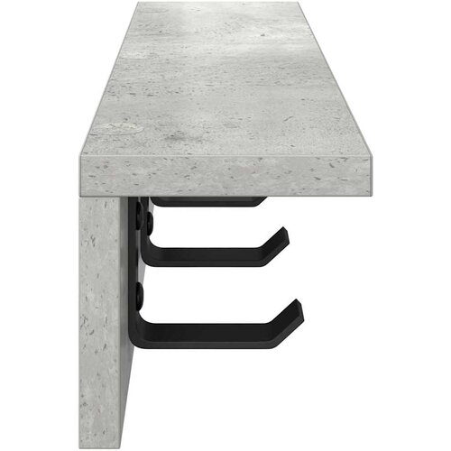  Vje&amp;scaron;alica za kapute na zidu Betonski sivi 40 x 10,5 x 10,5 cm Slike