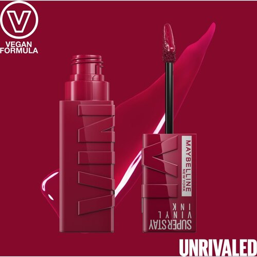 Maybelline SuperStay Vinyl Ink dolgoobstojna tekoča &amp;scaron;minka 30 UNRIVALED 4,2 ml Slike