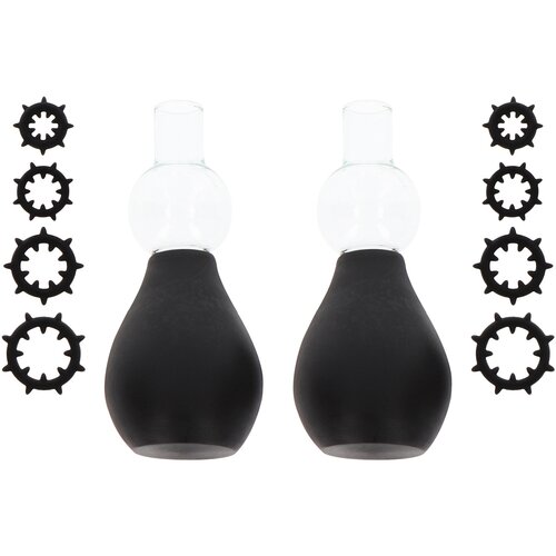 Taboom Nipple Enlargers with 8 Rings Black Cijene