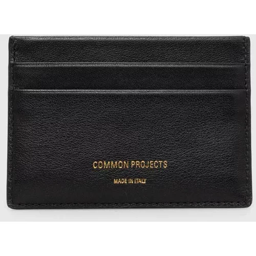 Common Projects Kožni etui za kartice Multi Card Holder boja: crna, 9177