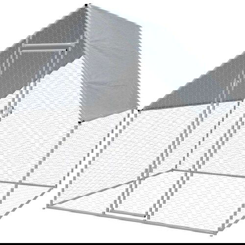 Vanjski koko&amp;scaron;injac od pocinčanog čelika 2x2x1,92 m Slike