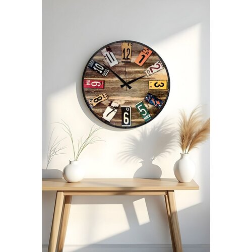 Wallity Dekorativni zidni sat Huhuas00008, 50x50 cm Cene