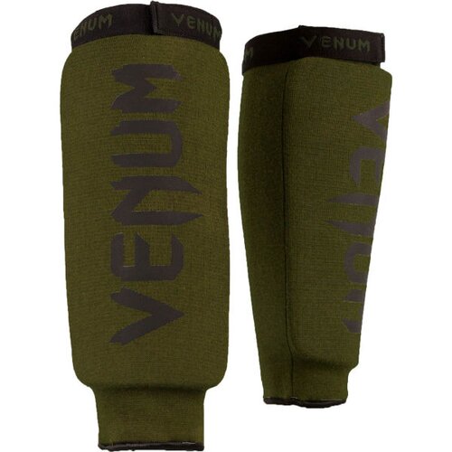 Venum Kontact Shin Guards, without foot, Khaki/Black - XL, (21586999) Cene