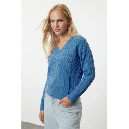 TRENDYOLMILLA Ženski duks TWOAW25HI00012, Plavi Cene