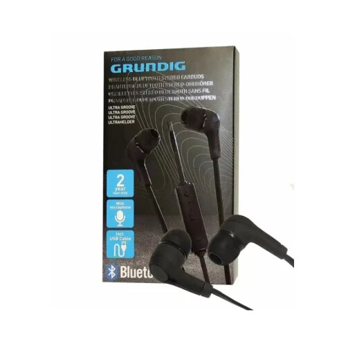 Bežične slušalice Grundig Bluetooth crne Cene