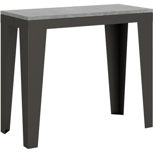 Ityhome 90 x 77 konzolna miza siva, (20847728) Slike