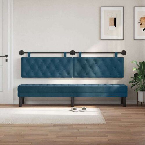  Držeće uzglavlje Zidne Plava 210 x 55 x 7 cm Bar&amp;scaron;un - Plava 200 cm bez LED Slike