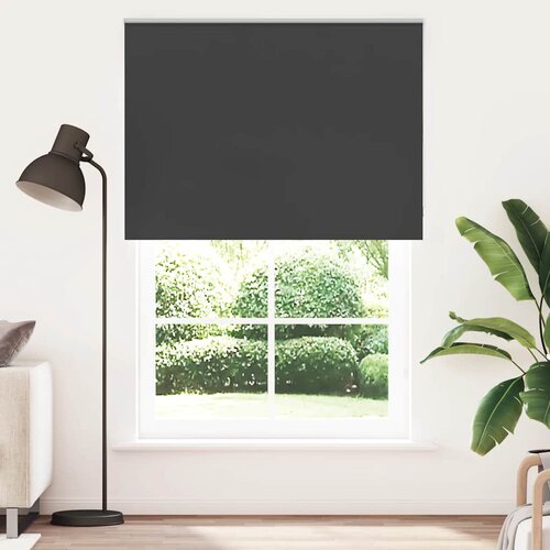 vidaXL Rolo zavjesa Blackout Black 145x210 cm Širina tkanine 141,6 cm Cijene