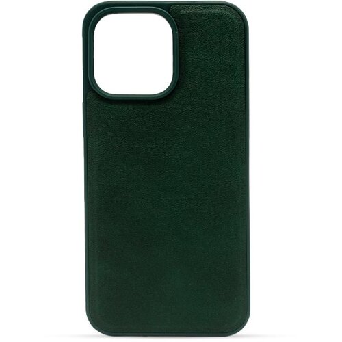  LEATHER CASE Maska za telefon za Iphone 15 Pro Max, Zelena Cene